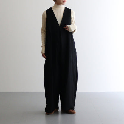 Dilon Wool Gabardine Jumpsuit #BK [A232242PP692]