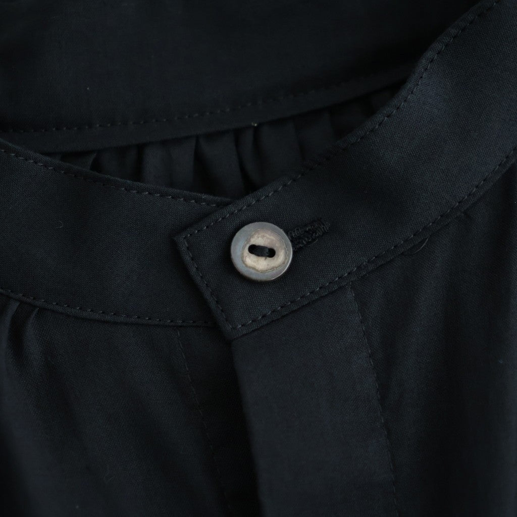 沈黙の音色 Flared blouse #Black [26F-SH001-CL]