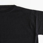 Jenner Linen Knit Crew #Black [A232251TK765]