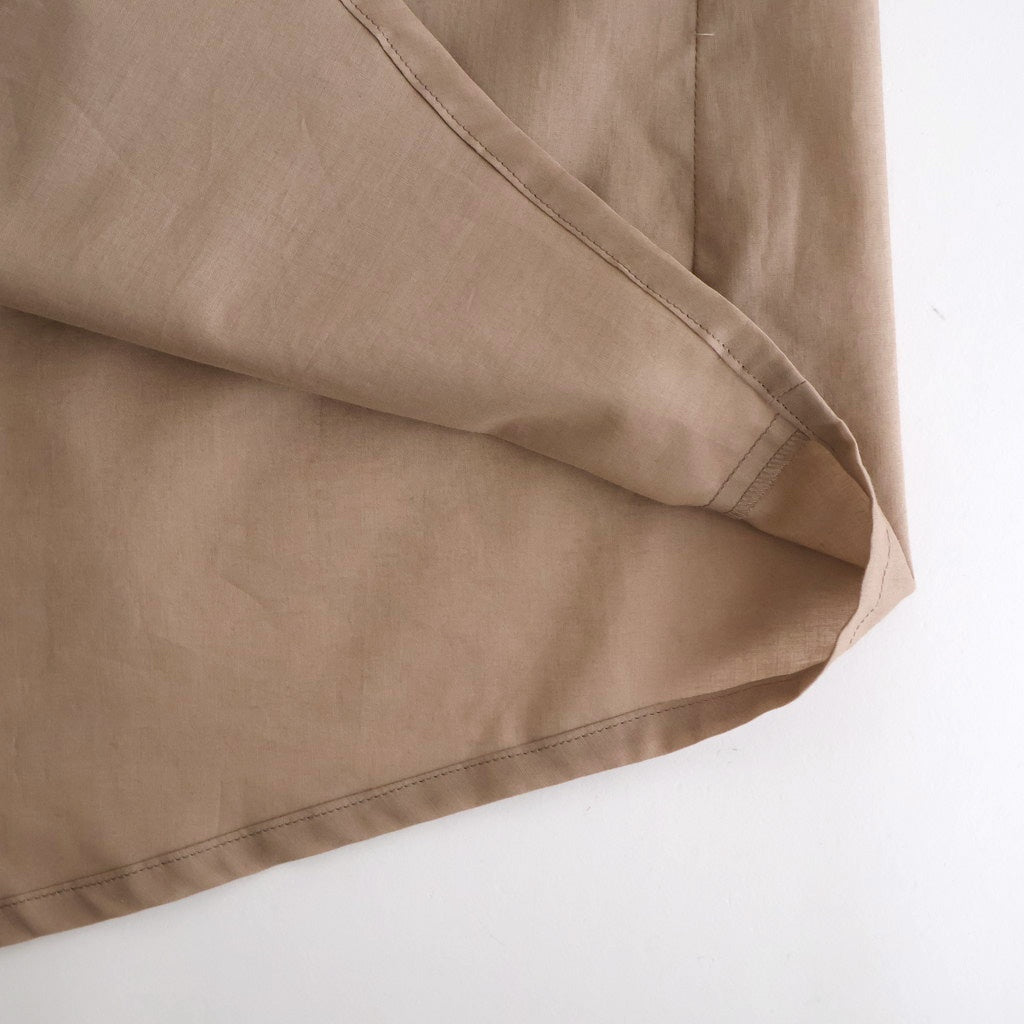 静寂の欠片 Back open garher dress #beige [TLF-126-op001-la]
