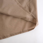 静寂の欠片 Back open garher dress #beige [TLF-126-op001-la]