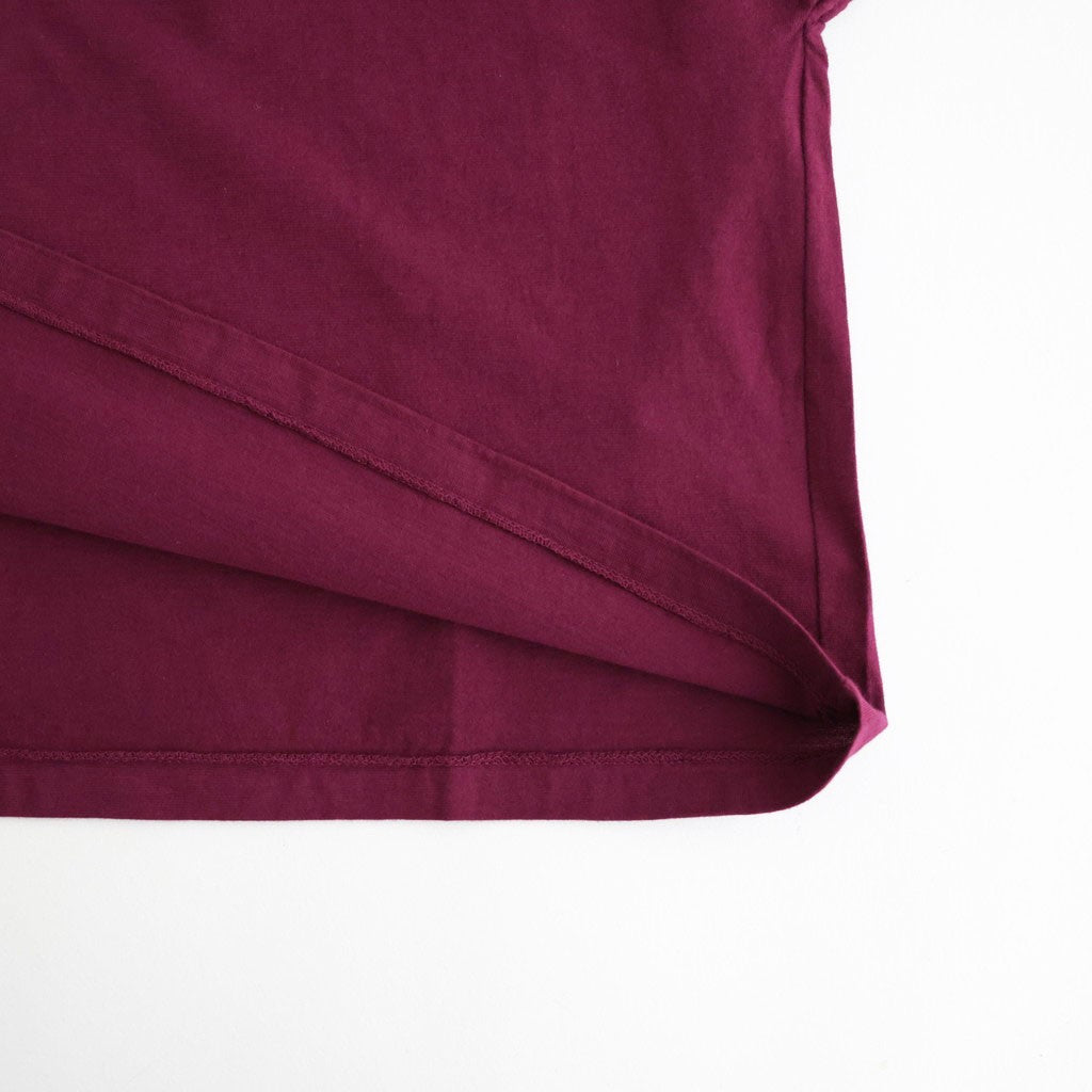 G.D. DROP SHOULDER SHIRT #Plum [no.8240]