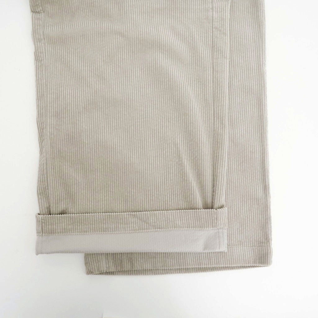 8WALE CORDUROY EASY WIDE PANTS #8200 BEIGE [GNMDS2052CR]