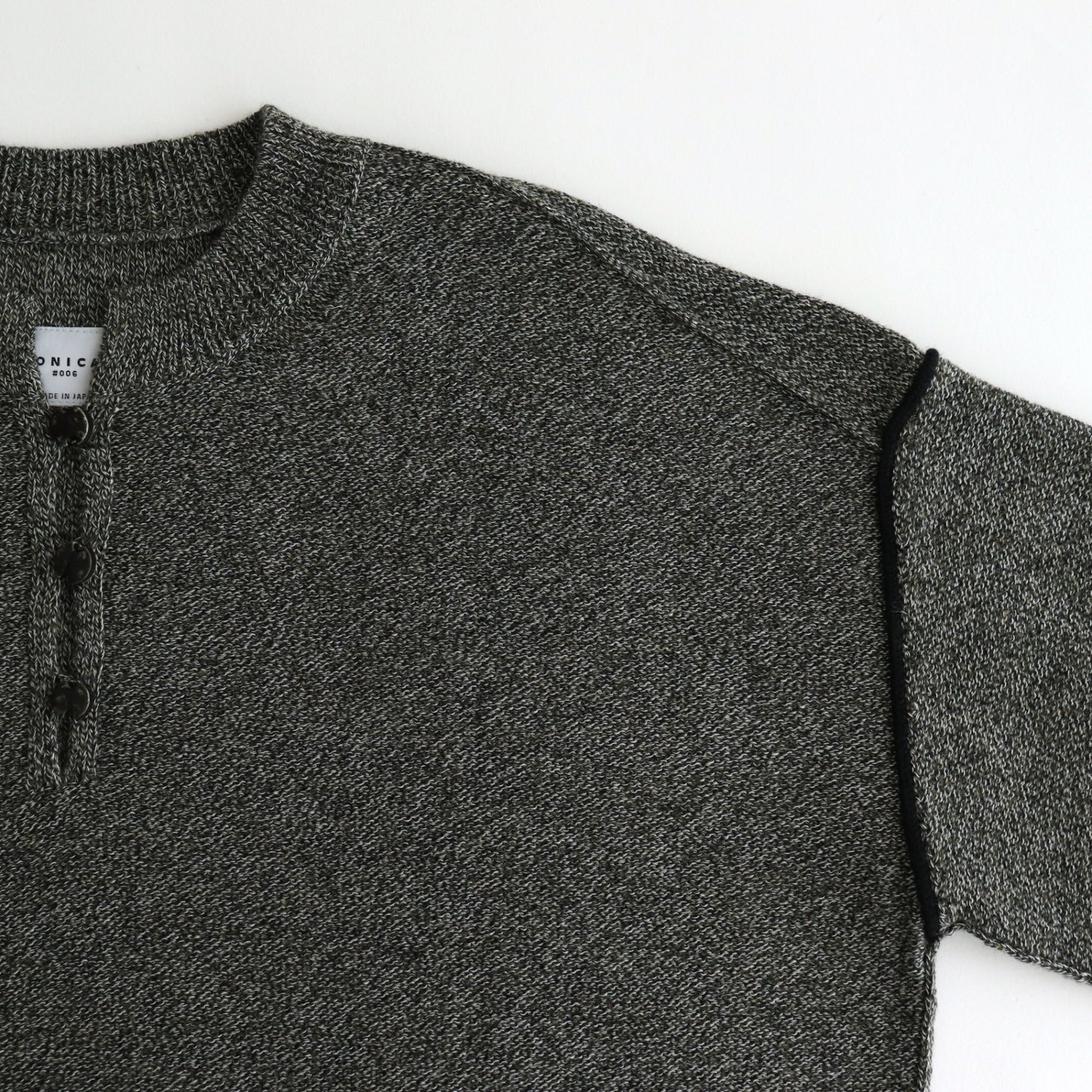 Cotton-Wool Jumper #Black Mix [oni057]