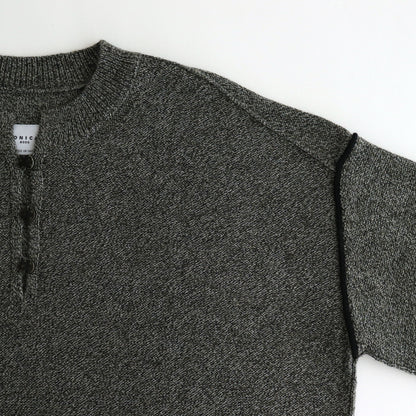 Cotton-Wool Jumper #Black Mix [oni057]