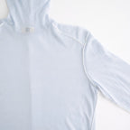 cashmere & supima cotton gauze jersey turtle-neck Tee #light blue [WXFL-UW104]