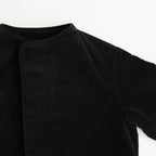 BROWN BEARS VELVET OVERLAP JACKET #Black [no.7214]