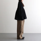 記憶の庭 Stand collar blouse #Black [26F-SH046-RP]
