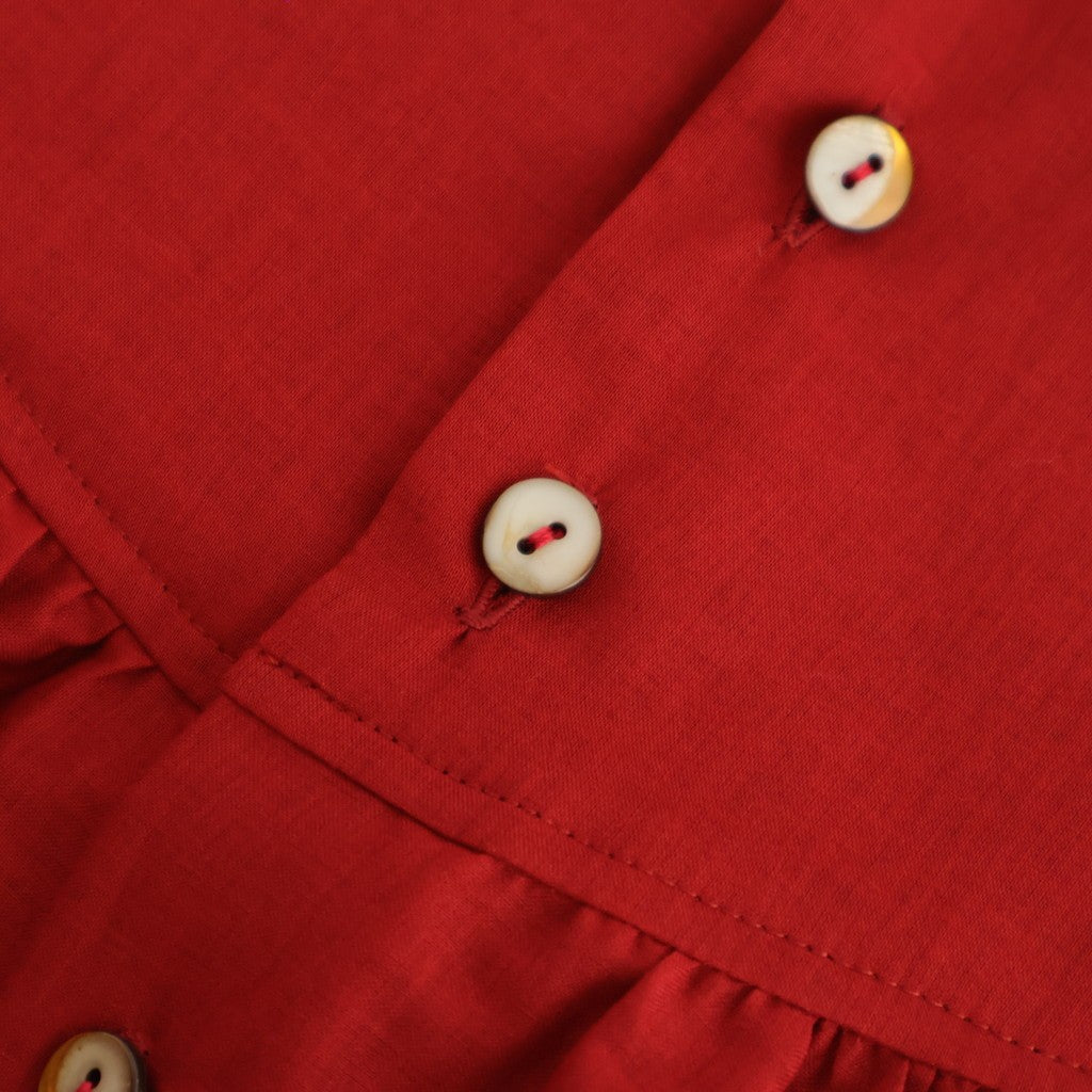 静寂の欠片 Funnel neck shirt #Agate red [TLF-126-sh003-la]