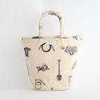 G.G.T MARCHE BAG (TALL) #Natural×Black [no.7643]
