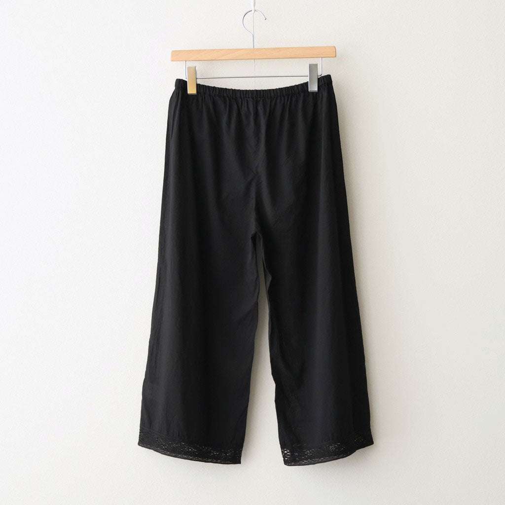 80s COTTON VOILE LACEUNDER PANTS #9900 BLACK [NSL26094]