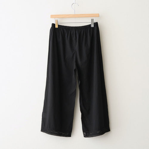 80s COTTON VOILE LACEUNDER PANTS #9900 BLACK [NSL26094]