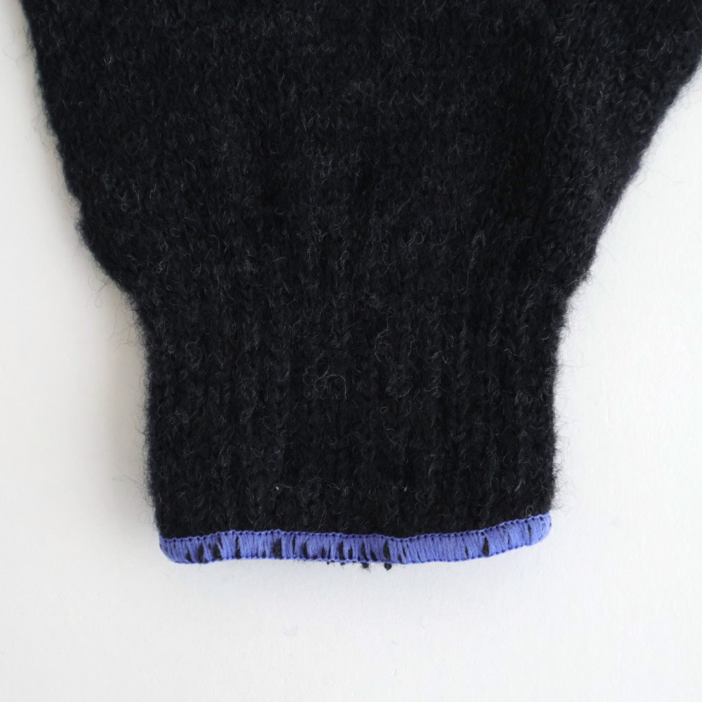 FINGERLESS GUNTE #CHARCOAL/LAVENDER [TMB-GNT2]