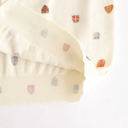 COAT OF ARMS CARDIGAN #White [no.7388]