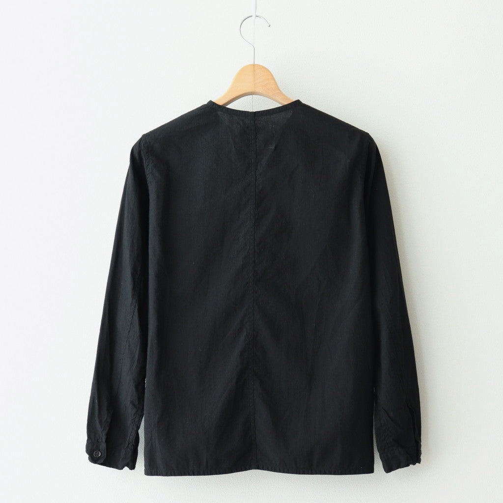 G.D CREW NECK SHIRT JACKET #black [no.6779]