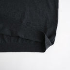 14GG PLAIN STITCH COTTON/NYLON/SILK CREW-NECK PULLOVER #9800 CHARCOAL [NNSL26502]