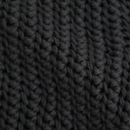 ネパール手編みKNIT クルーネックカーディガン #007 チャコール [PA260KN024]