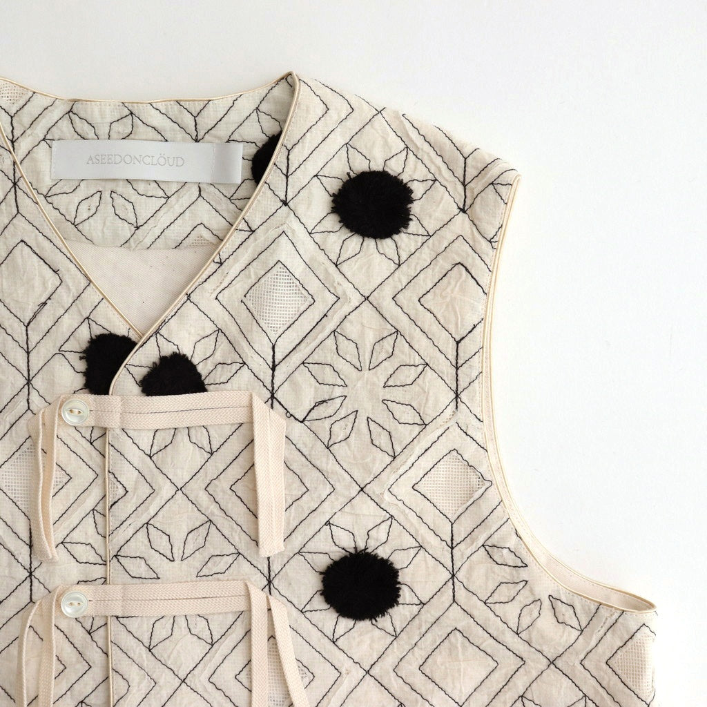 garden instrumentalist vest #Off white [251701]