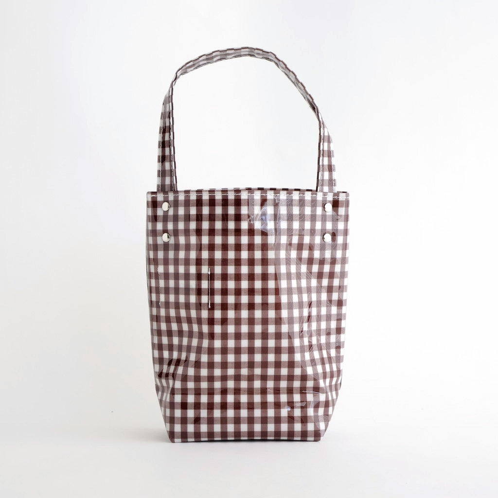 BAGUETTE TOTE MINI #GINGHAM BROWN [TMB-2381H]