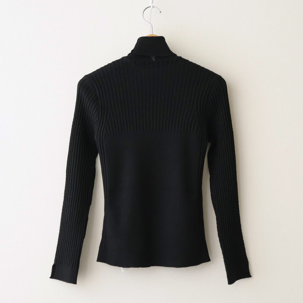 存在すること：Turtleneck sweater #C black [13241-13308]