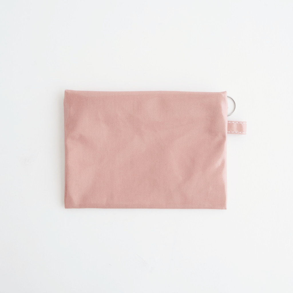 FLAT POUCH MEDIUM #SMOKY PINK [TMB-2544A]