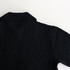 Sankayo ​​cable knit jacket #Navy [242806]