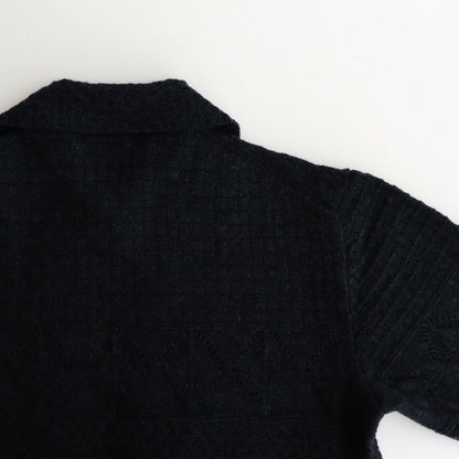 Sankayo cable knit jacket #Navy [242806]