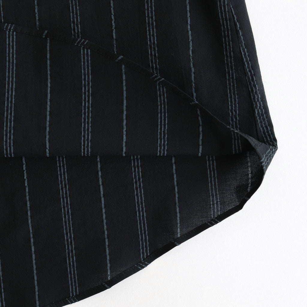 white waffle shirt #black [1556-001]