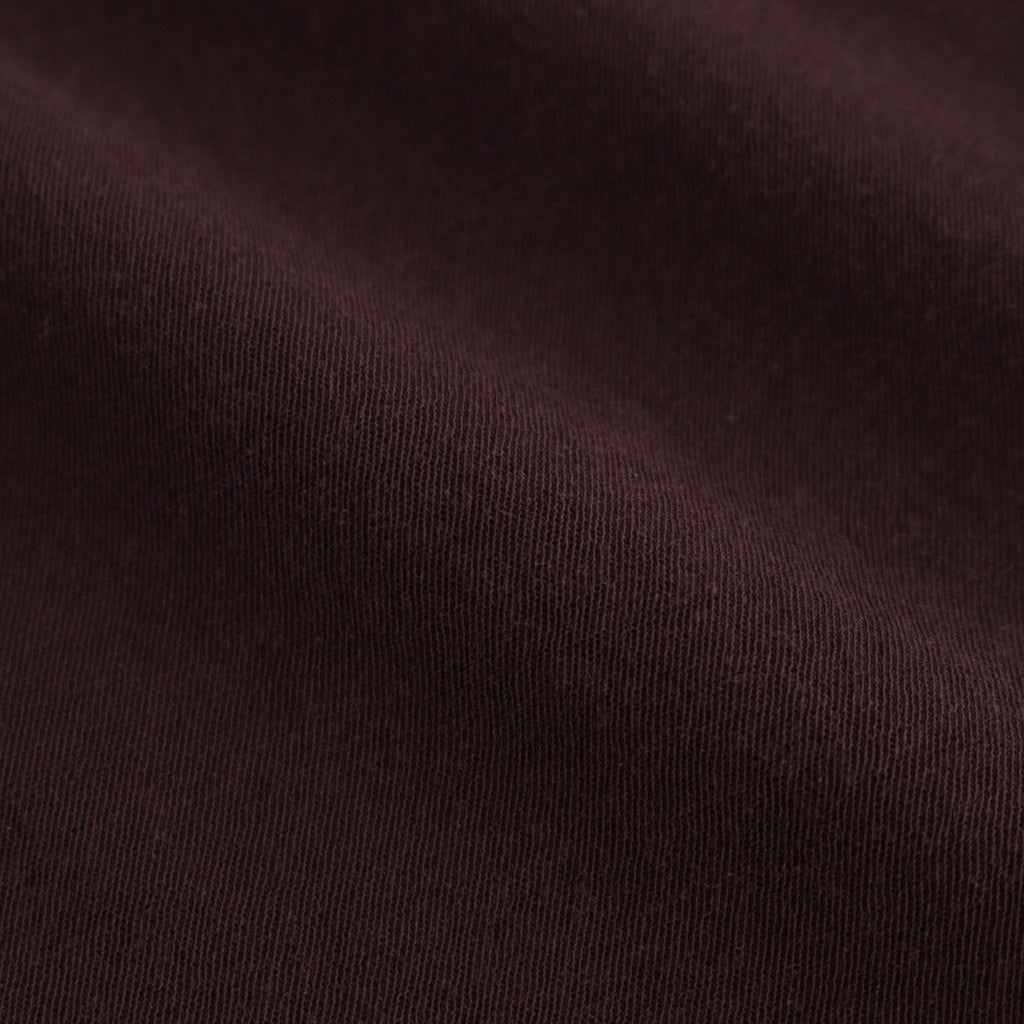 high twist cotton sheer jersey turtle-neck Tee #dark brown [WVFL-UW104]