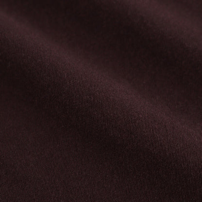 high twist cotton sheer jersey turtle-neck Tee #dark brown [WVFL-UW104]