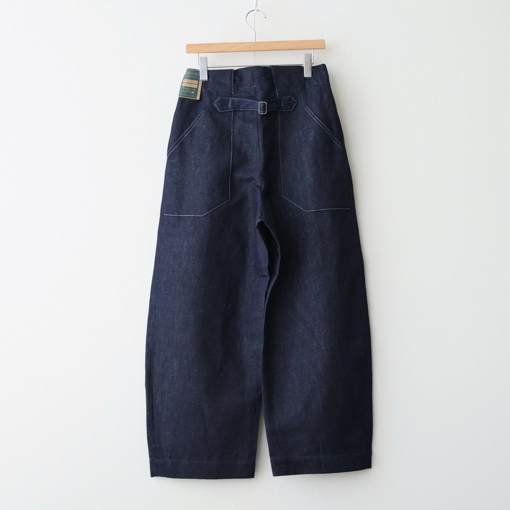 HW wide trousers #Indigo [261505]