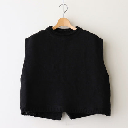 Dach Cotton Silk Knit Sleeveless #Black [A232251TK761]