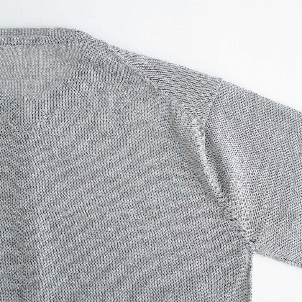 Fesca Linen Knit No Collared #GRY [A232261TK865]
