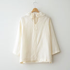 Volant blouse #ivory [32-0014A]