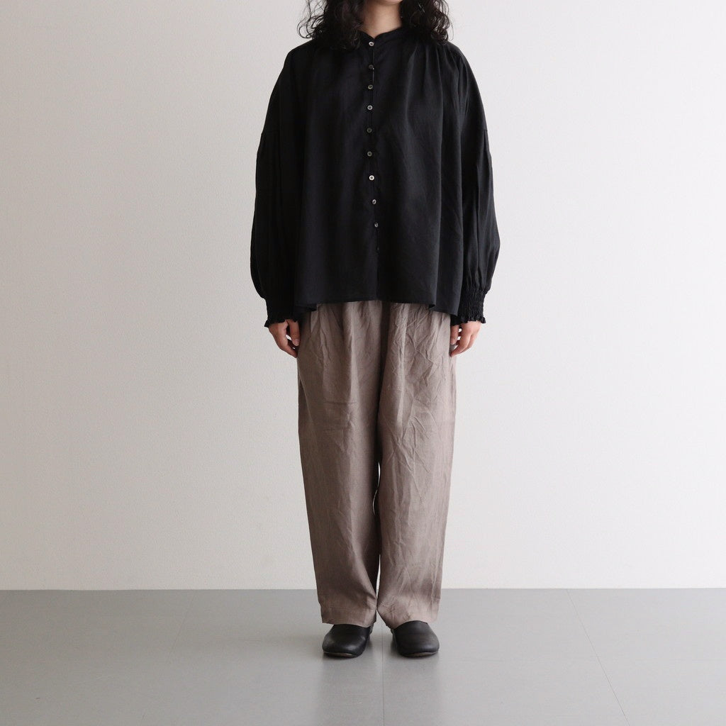 French linen shirring BL #Black [UT241BL045]
