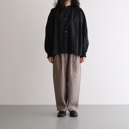 French linen shirring BL #Black [UT241BL045]