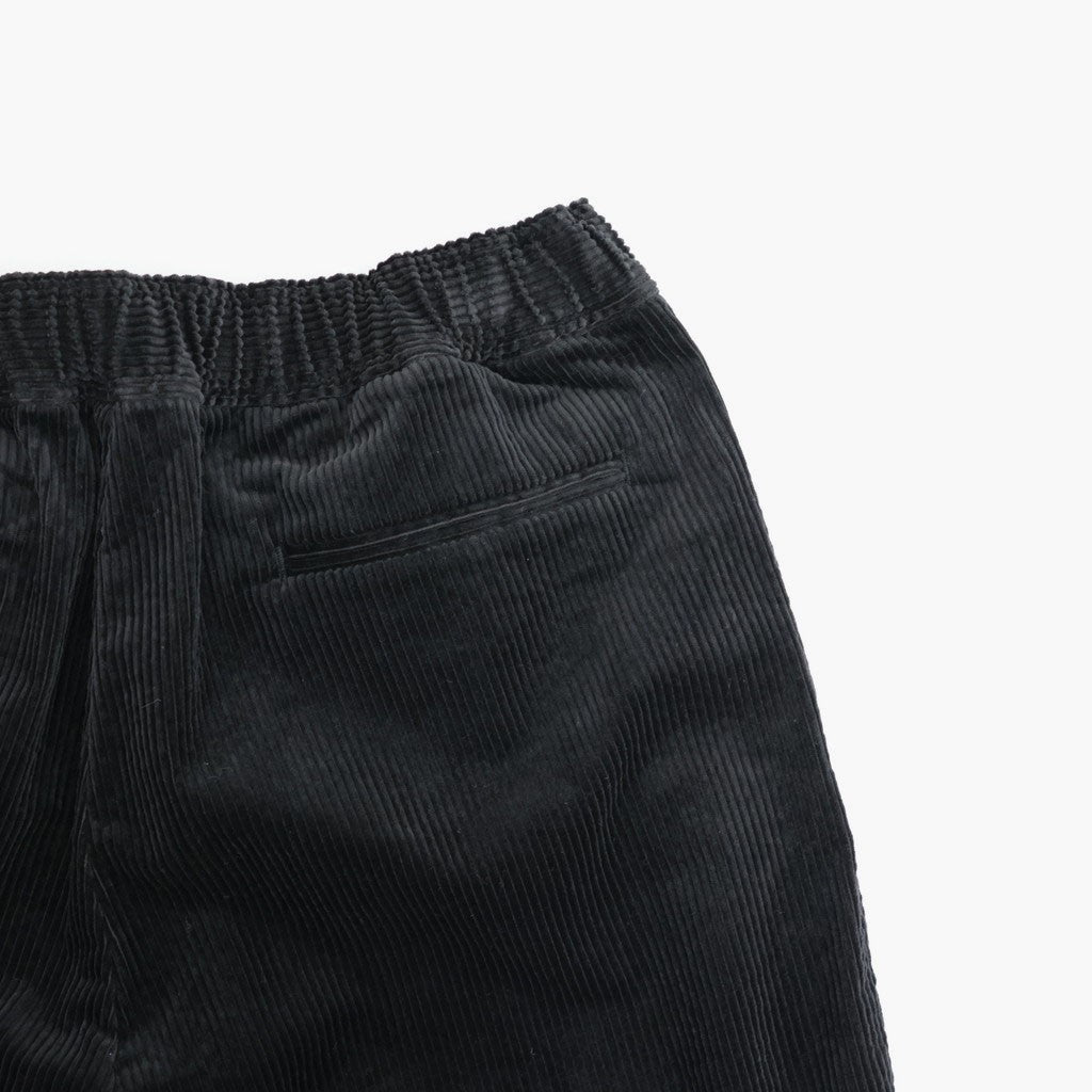 8WALE CORDUROY EASY WIDE PANTS #9900 BLACK [GNMDS2052CR]