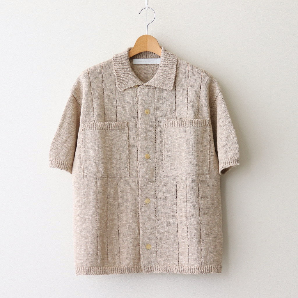 gardener knit polo #Beige [251808]