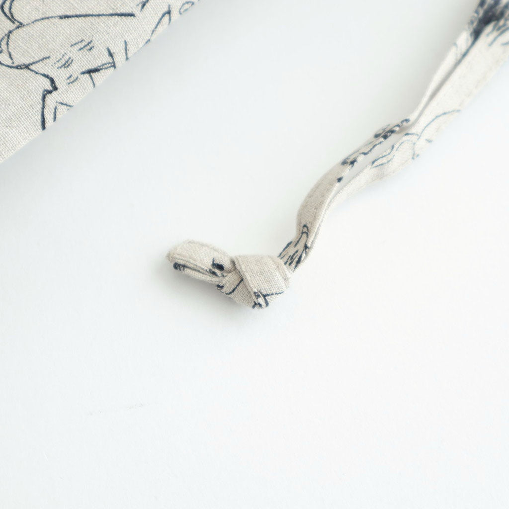 GRAFFITI DRAWSTRING BAG (L) #Flax [no.7959]