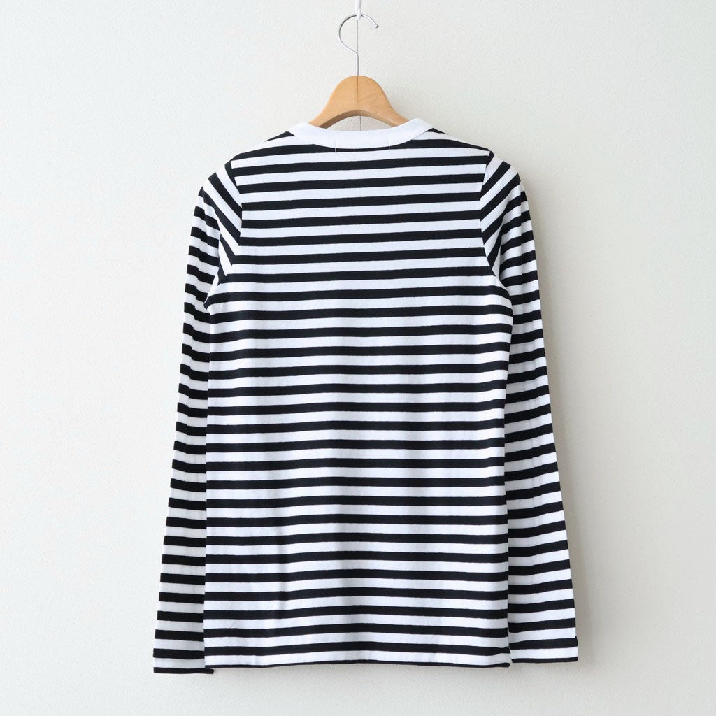 G.B. L/T SHIRT APPLE PATCH #Black Fat [no.8030]