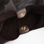 COW LEATHER ONE HANDLE BAG #8950 DK.BROWN [SVMDSH2621]