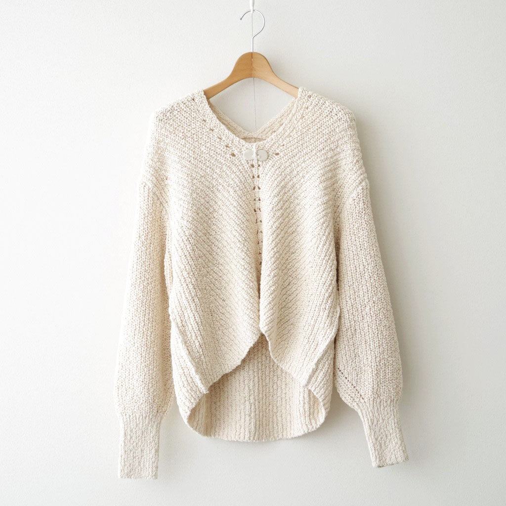 Slub bubble Jumper #Ecru [Oni064]