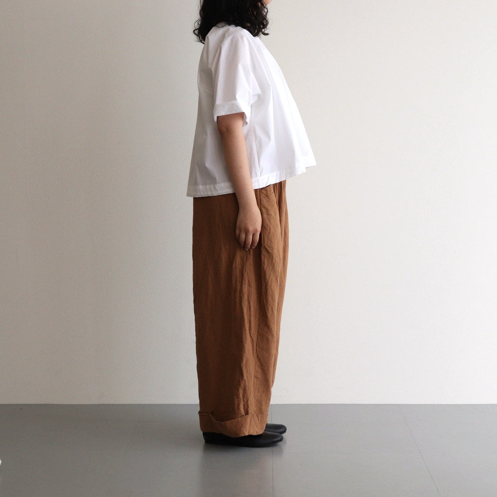 Thouin Cotton Shirt #White [A232251TS709]