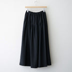 記憶の庭 Tucked skirt #Black [26F-SK042-RP]
