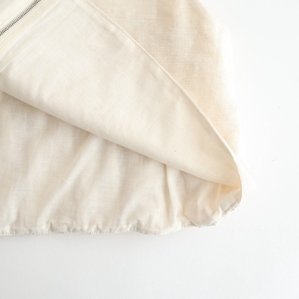 SHIRRING VEST #Amtique White [no.8003]