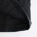 PADDED BANGALORE SILK PLAIN FRONT BUTTON SHORT COAT #9900 BLACK [NMDS25582]
