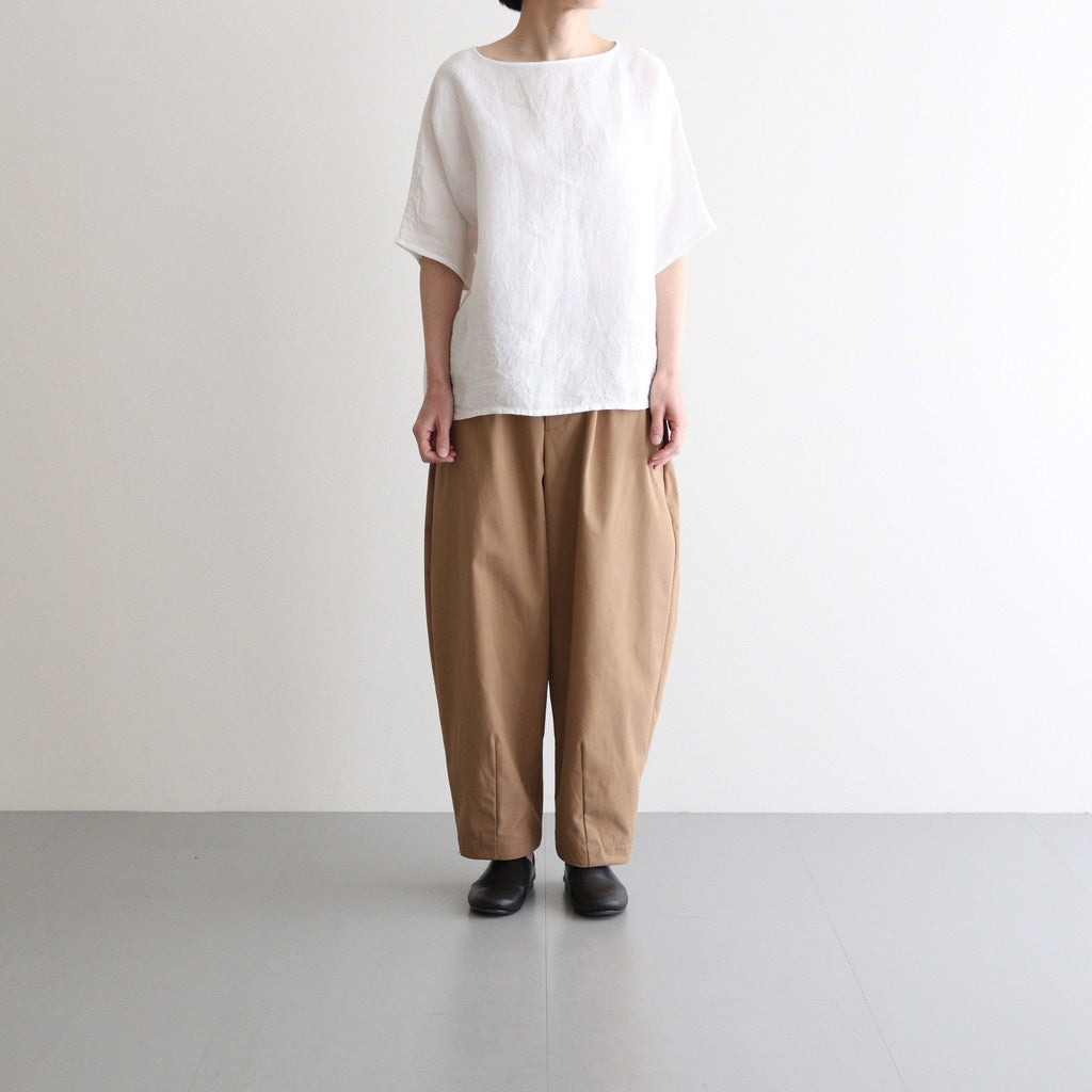 Wide tapered trousers #Tan [TLF-225-pa002-Reht]