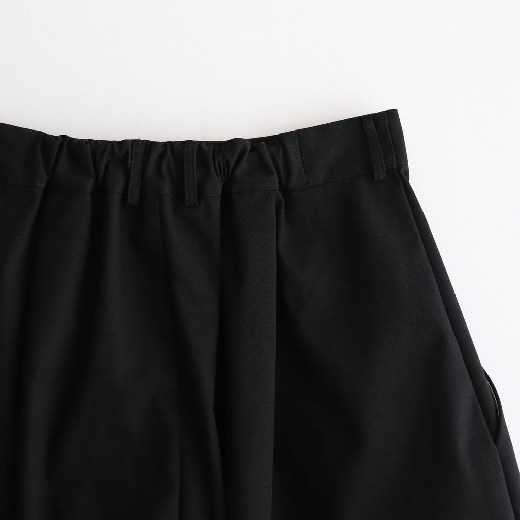 飾る春 Wide tapered trousers #Black [TLF-225-pa002-Reht]