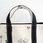 TOTE BAG MINI #DOG-1/BLACK [TMB-2225N]