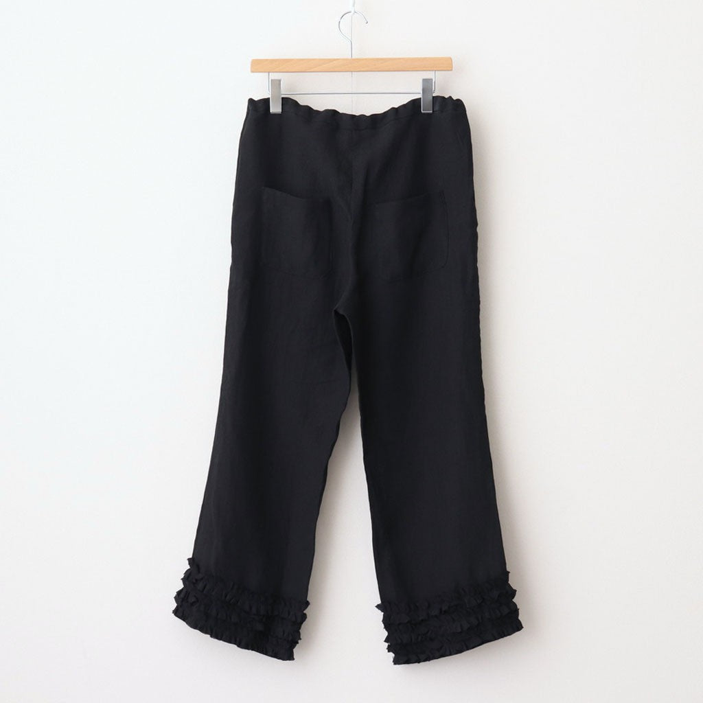 FRILL DECORATION PANTS #Black [no.7317]
